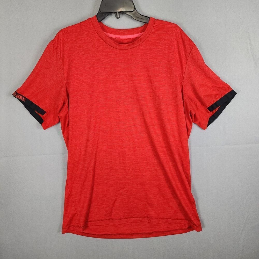 Adidas T-Shirt Mens Size XL Climalite Matchcode Red